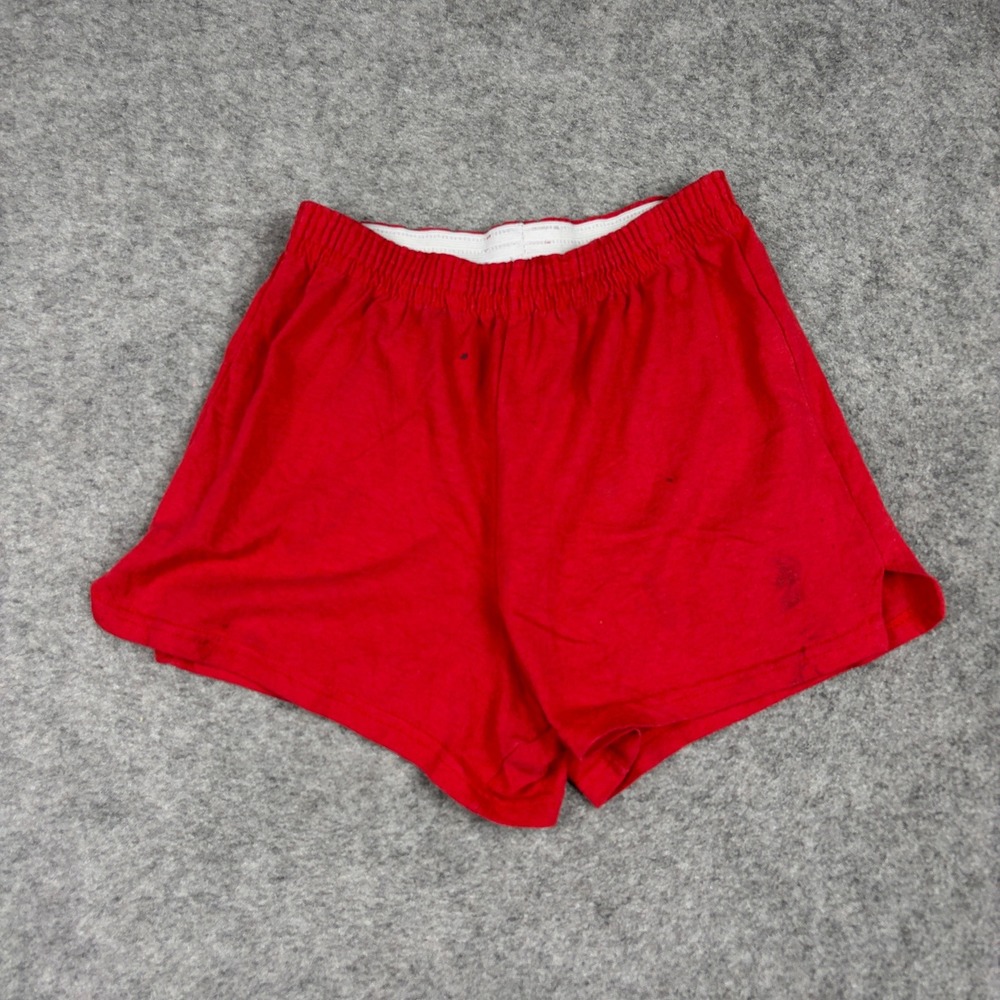 Soffe Shorts Mens L Red Vintage Athletic Gym Running Casual Loungewear 90s Y2K